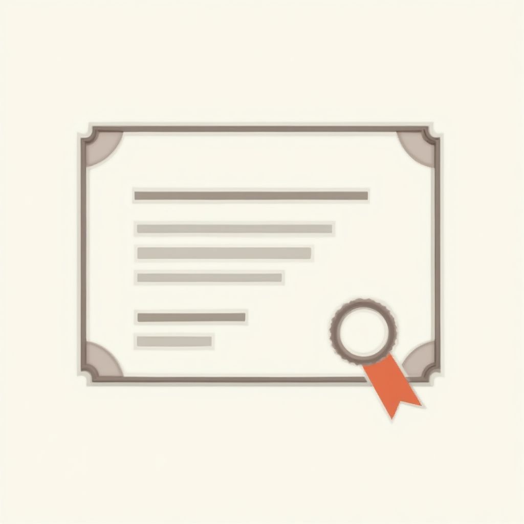 Icona certificazione